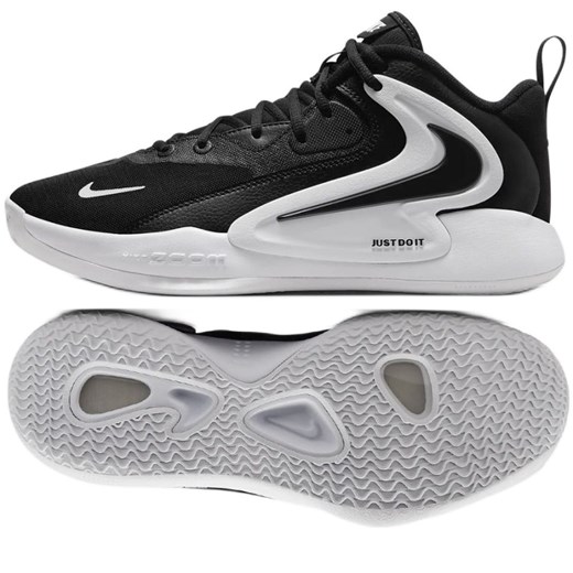 Buty do siatkówki Nike Air Zoom HyperSet 2 FQ7070-001 Czarne ze sklepu ButyModne.pl w kategorii Buty sportowe męskie - zdjęcie 178400793