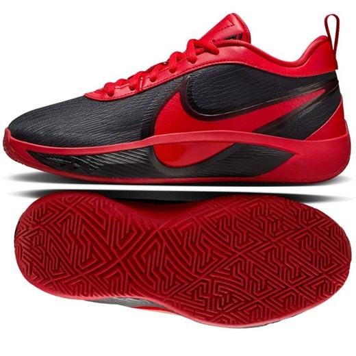 Buty do koszykówki Nike Giannis Freak 6 FQ7378-004 Czarno-Czerwone czarne ze sklepu ButyModne.pl w kategorii Buty sportowe dziecięce - zdjęcie 178400801