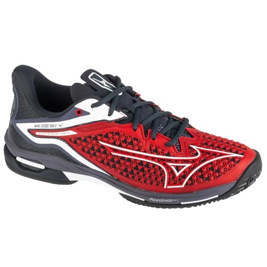 Buty Mizuno Wave Exceed Tour 6 Padel 61GB248006 czerwone ze sklepu ButyModne.pl w kategorii Buty sportowe męskie - zdjęcie 178401034