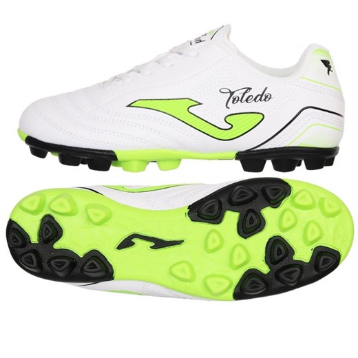 Buty piłkarskie Joma Toledo 2502 Hg TOJS2502HG białe ze sklepu ButyModne.pl w kategorii Buty sportowe dziecięce - zdjęcie 178401040