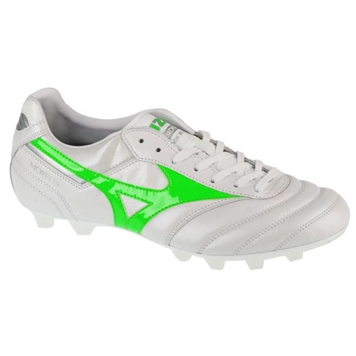 Buty piłkarskie Mizuno Morelia Ii Japan Fg P1GA250137 białe ze sklepu ButyModne.pl w kategorii Buty sportowe męskie - zdjęcie 178401093
