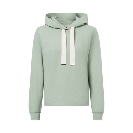 Marc O'Polo Damski sweter z kapturem Kobiety Bawełna miętowy jednolity ze sklepu vangraaf w kategorii Bluzy damskie - zdjęcie 178406730