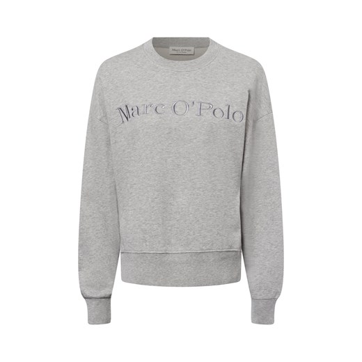 Marc O'Polo Bluza damska Kobiety Bawełna jasny szary jednolity ze sklepu vangraaf w kategorii Bluzy damskie - zdjęcie 178406731