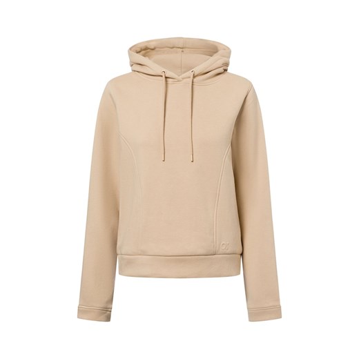 Opus Damski sweter z kapturem - Gapu Kobiety Bawełna beżowy jednolity ze sklepu vangraaf w kategorii Bluzy damskie - zdjęcie 178406750