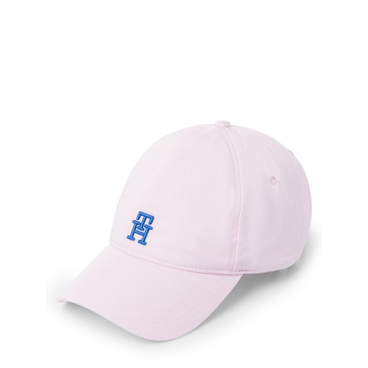 Tommy Hilfiger Czapka męska Mężczyźni Bawełna różowy jednolity ze sklepu vangraaf w kategorii Czapki z daszkiem męskie - zdjęcie 178406764