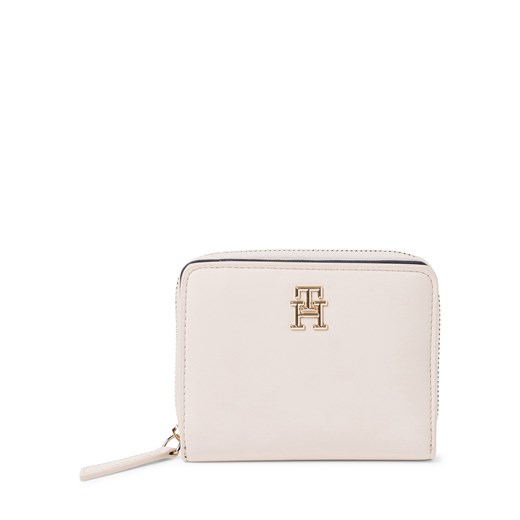 Tommy Hilfiger Portfel damski Kobiety Sztuczna skóra écru jednolity ze sklepu vangraaf w kategorii Portfele damskie - zdjęcie 178406771