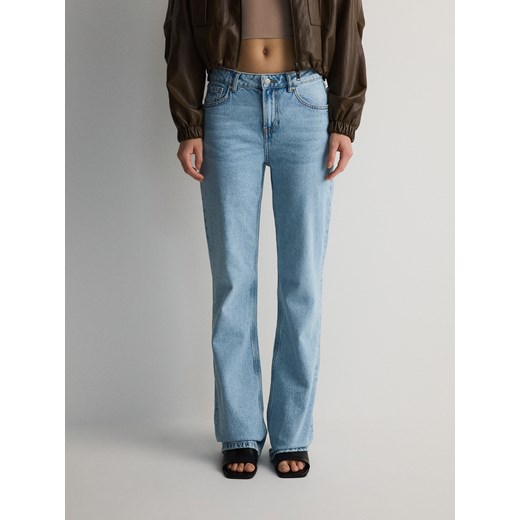 Reserved - Jeansy straight - niebieski - id: 9634L-05J - marki Reserved - 178407613 Reserved - Jeansy straight - niebieski ze sklepu Reserved w kategorii Jeansy damskie - zdjęcie 178407613