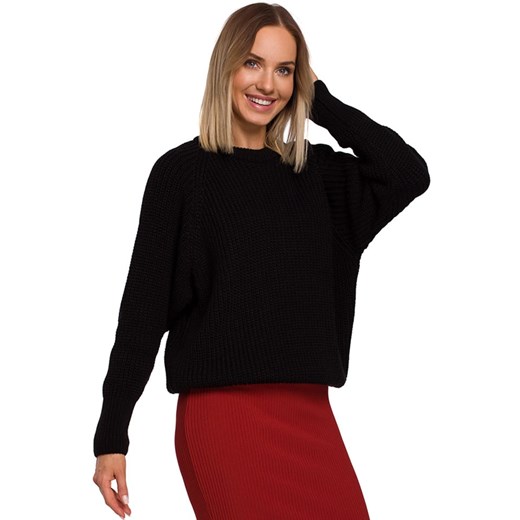made of emotion Sweter w kolorze czarnym ze sklepu Limango Polska w kategorii Swetry damskie - zdjęcie 178409014