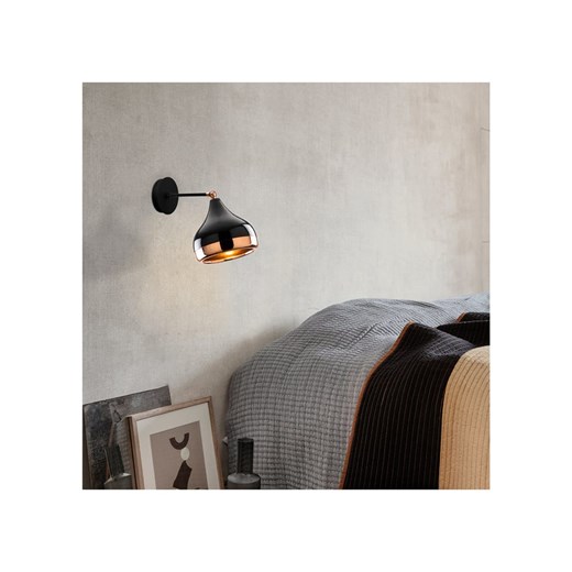 ABERTO DESIGN Lampa ścienna w kolorze złoto-czarnym - 17 x 25 cm ze sklepu Limango Polska w kategorii Lampy ścienne - zdjęcie 178409372