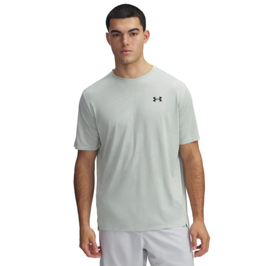 Męska koszulka treningowa Under Armour UA Tech Vent Jcqrd SS - zielona ze sklepu Sportstylestory.com w kategorii T-shirty męskie - zdjęcie 178409591