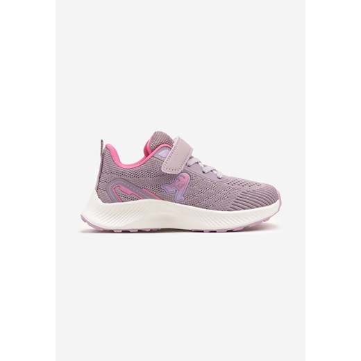 Fioletowe Buty Sportowe Sneakersy Ozdobione Naszywką Fonarea ze sklepu born2be.pl w kategorii Buty sportowe dziecięce - zdjęcie 178412010
