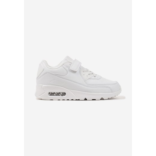 Białe Buty Sportowe Sneakersy z Transparentną Wstawką Jizana ze sklepu born2be.pl w kategorii Buty sportowe dziecięce - zdjęcie 178416071