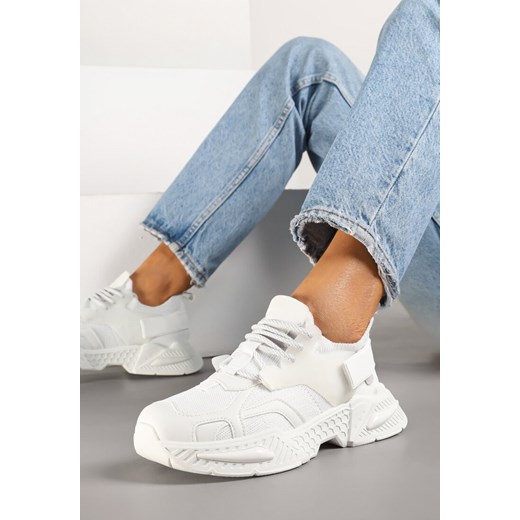 Buty sportowe damskie Born2be sneakersy wiązane