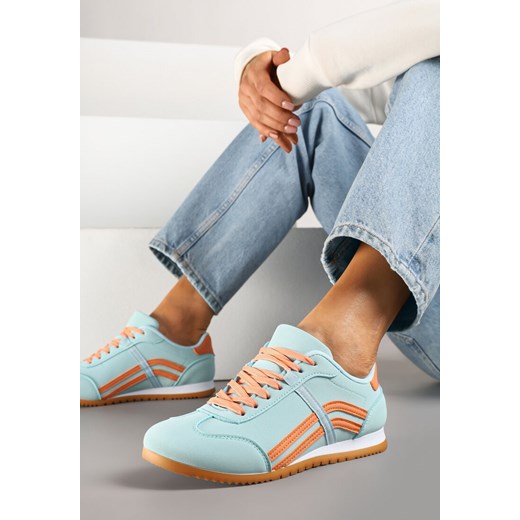 Buty sportowe damskie Born2be sneakersy na płaskiej podeszwie wiosenne
