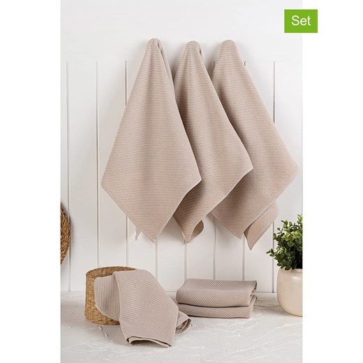Violeta Home Ściereczki (6 szt.) w kolorze beżowym do naczyń - 76 x 43 cm Violeta Home onesize wyprzedaż Limango Polska
