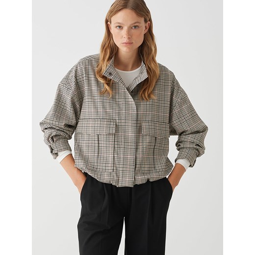 Biała kurtka damska Opus bez kaptura 