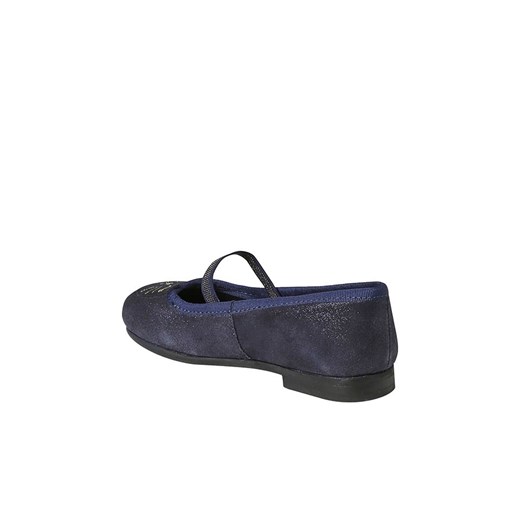 vertbaudet Skórzane baleriny w kolorze granatowym ze sklepu Limango Polska w kategorii Balerinki dziecięce - zdjęcie 178422511