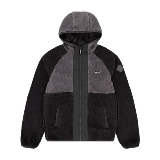 Levi&apos;s Kids Kurtka polarowa w kolorze szaro-czarnym ze sklepu Limango Polska w kategorii Kurtki chłopięce - zdjęcie 178422684
