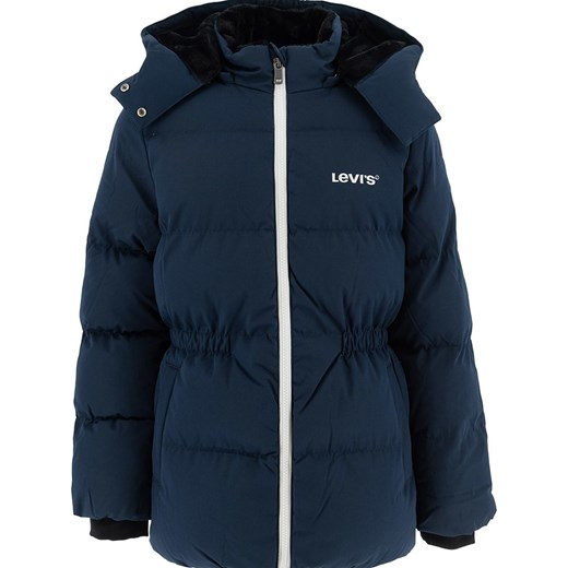 Levi&apos;s Kids Kurtka pikowana w kolorze granatowym ze sklepu Limango Polska w kategorii Kurtki dziewczęce - zdjęcie 178422724