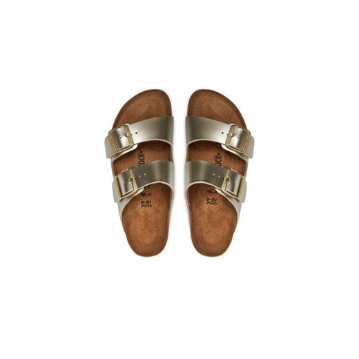 Birkenstock Klapki Arizona 1014841 D Złoty 36 MODIVO
