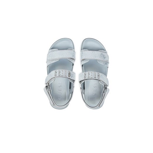 Sandały damskie Guess casual z klamrą płaskie