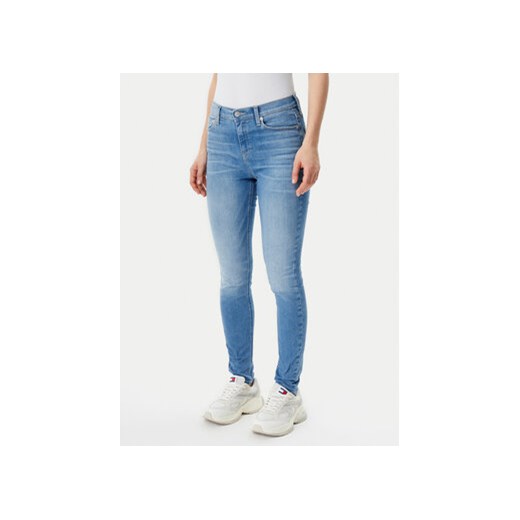 Tommy Jeans Jeansy Nora DW0DW20585 Niebieski Skinny Fit ze sklepu MODIVO w kategorii Jeansy damskie - zdjęcie 178426523