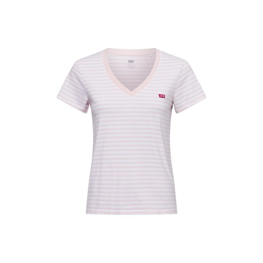 Levi's Koszulka damska Kobiety Bawełna różowy w paski - id: 742686-0001-09960 - marki Levi's - 178429161 Levi's Koszulka damska Kobiety Bawełna różowy w paski ze sklepu vangraaf w kategorii Bluzki damskie - zdjęcie 178429161