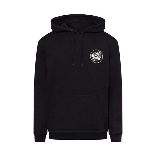 Santa Cruz Męski sweter z kapturem Mężczyźni czarny jednolity ze sklepu vangraaf w kategorii Bluzy męskie - zdjęcie 178429201
