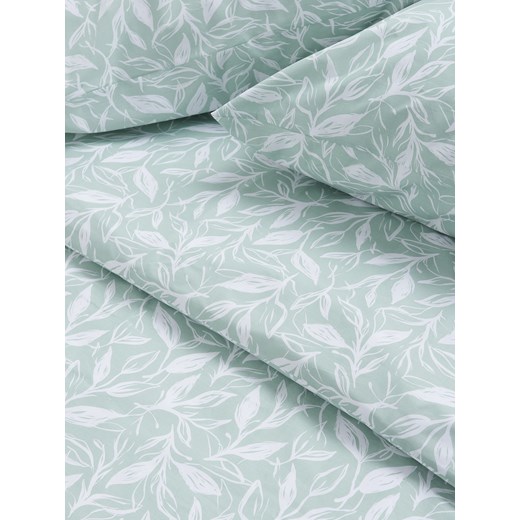 Sinsay - Komplet pościeli w roślinny wzór - zielony Sinsay One Size Sinsay
