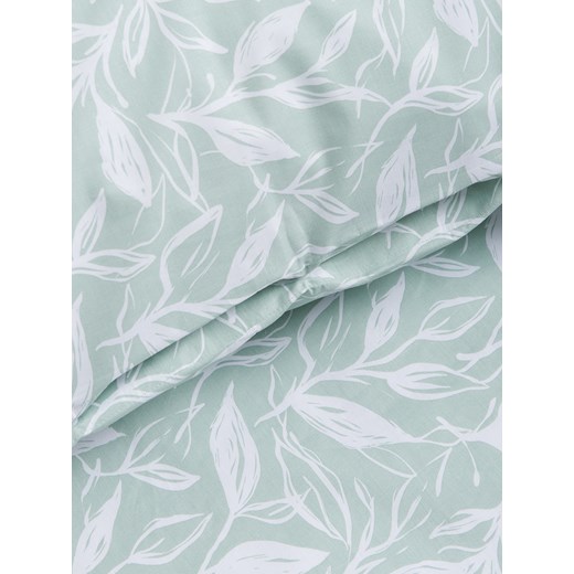 Sinsay - Komplet pościeli w roślinny wzór - zielony Sinsay One Size Sinsay