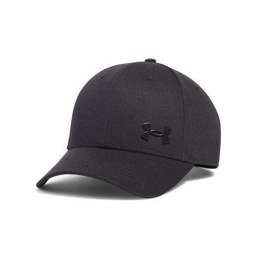 Męska czapka z daszkiem Under Armour M's Sportwear Metal ADJ - czarna ze sklepu Sportstylestory.com w kategorii Czapki z daszkiem męskie - zdjęcie 178430383