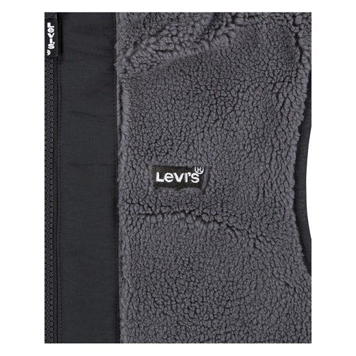 Levi&apos;s Kids Kamizelka polarowa w kolorze szaro-czarnym 140 okazja Limango Polska