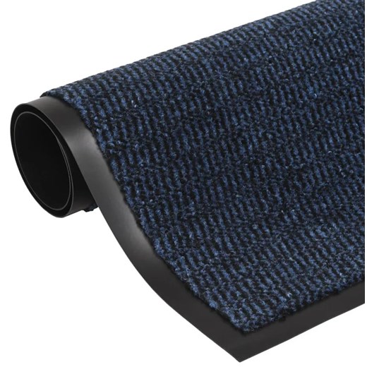 Niebieska stylowa wycieraczka 60x90 cm - Fadal 4X Profeos One Size Edinos.pl