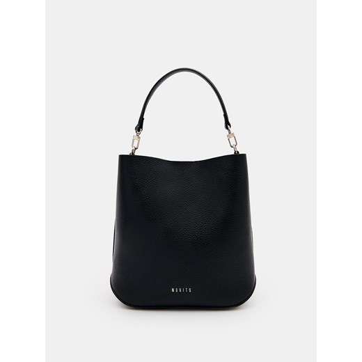 Mohito - Czarna torebka na ramię - czarny ze sklepu Mohito w kategorii Torby Shopper bag - zdjęcie 178430961