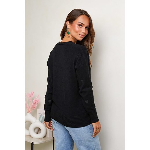 Soft Cashmere Kardigan w kolorze czarnym Soft Cashmere 38/40 Limango Polska okazyjna cena