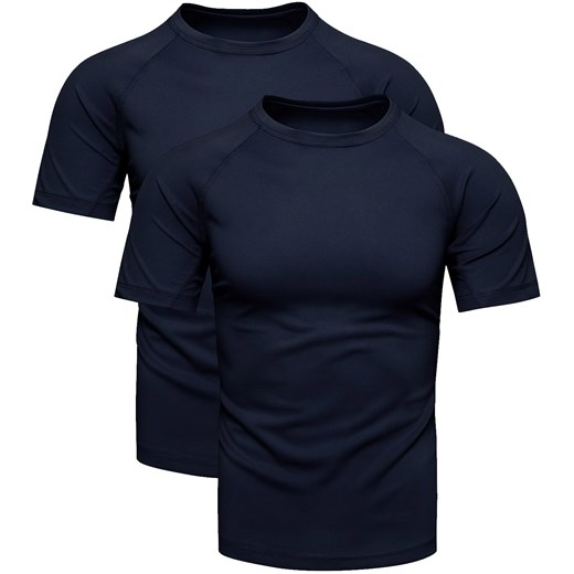 2-pak męski t-shirt granatowy Recea ze sklepu Recea.pl w kategorii T-shirty męskie - zdjęcie 178431253