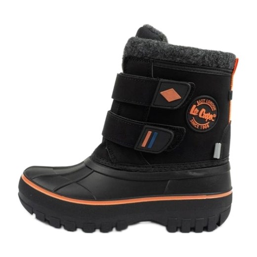 Śniegowce Lee Cooper LCJ-24-44-2865K czarne ze sklepu ButyModne.pl w kategorii Buty zimowe dziecięce - zdjęcie 178431362
