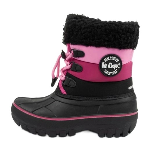 Śniegowce Lee Cooper LCJ-24-44-2855K czarne ze sklepu ButyModne.pl w kategorii Buty zimowe dziecięce - zdjęcie 178431364