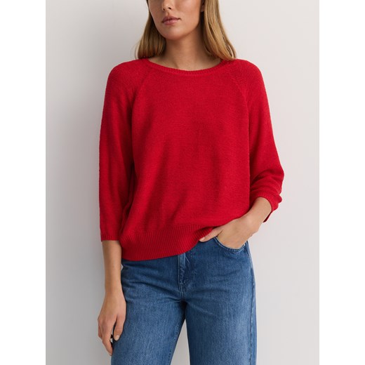 Sweter damski Reserved z okrągłym dekoltem 