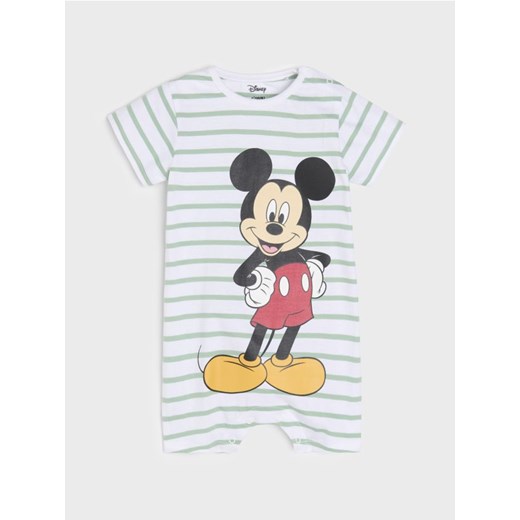 Sinsay - Rampers Mickey Mouse - biały ze sklepu Sinsay w kategorii Odzież dla niemowląt - zdjęcie 178444331
