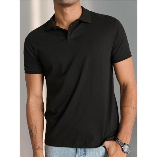 Sinsay - Koszulka polo - czarny ze sklepu Sinsay w kategorii T-shirty męskie - zdjęcie 178444334
