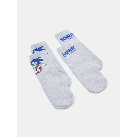 Sinsay - Skarpetki 2 pack Sonic The Hedgehog - wielobarwny Sinsay 31/34 Sinsay