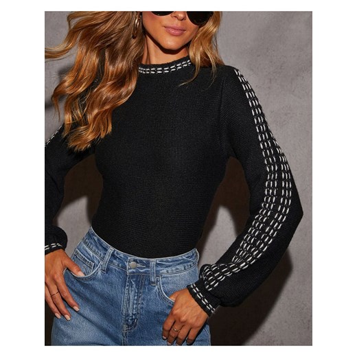 LA Angels Sweter w kolorze czarnym ze sklepu Limango Polska w kategorii Swetry damskie - zdjęcie 178446064