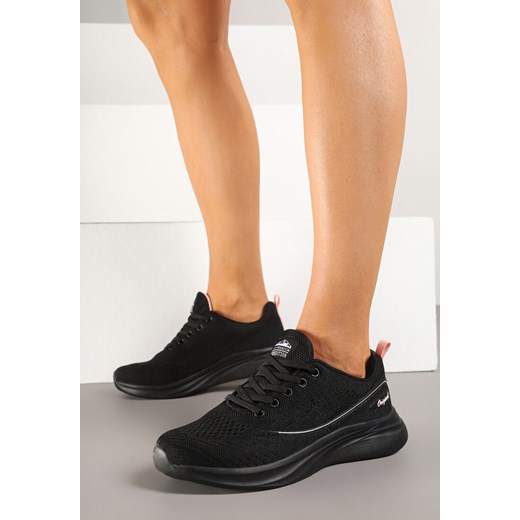 Czarno-Różowe Buty Sportowe Sneakersy na Piankowej Podeszwie Talirens ze sklepu born2be.pl w kategorii Buty sportowe damskie - zdjęcie 178446672