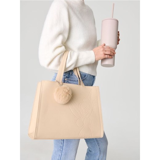 Sinsay - Torebka Disney - beżowy ze sklepu Sinsay w kategorii Torby Shopper bag - zdjęcie 178449134