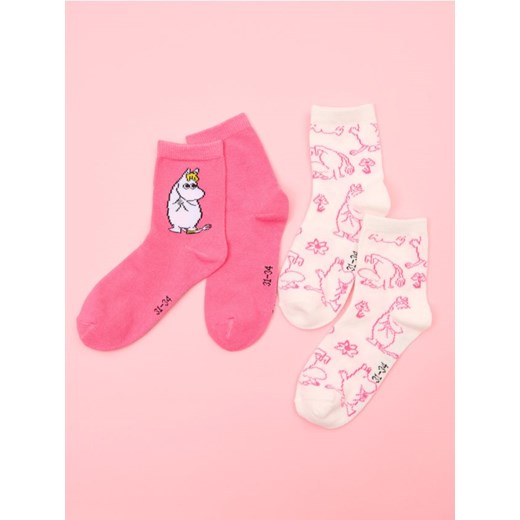 Sinsay - Skarpetki 2 pack The Moomins - wielobarwny ze sklepu Sinsay w kategorii Skarpetki dziecięce - zdjęcie 178449151