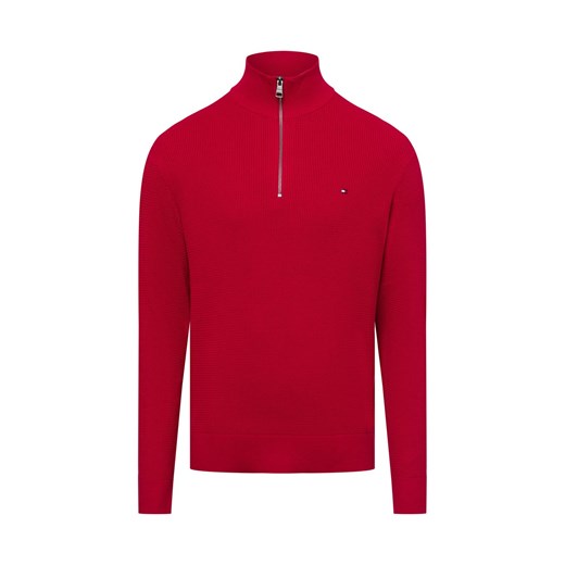 Tommy Hilfiger Męski sweter Mężczyźni Bawełna czerwony w paski ze sklepu vangraaf w kategorii Swetry męskie - zdjęcie 178449202