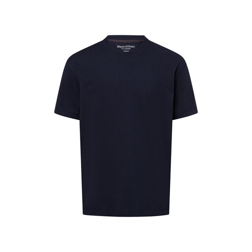 Marc O'Polo Koszulka męska Mężczyźni Bawełna granatowy jednolity ze sklepu vangraaf w kategorii T-shirty męskie - zdjęcie 178449210