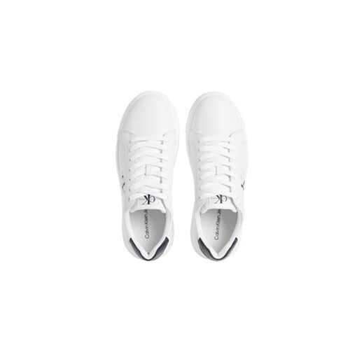 Calvin Klein Jeans Sneakersy Chunky Cupsole Monologo YM0YM00681 Biały 46 MODIVO