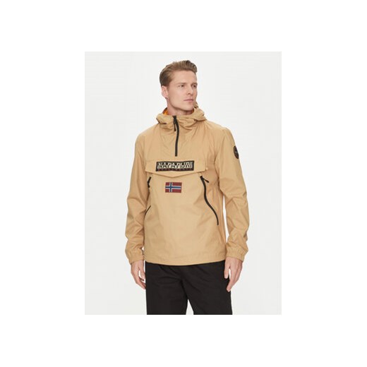 Napapijri Kurtka anorak Rainforest NP0A4HX6 Beżowy Regular Fit ze sklepu MODIVO w kategorii Kurtki męskie - zdjęcie 178449944